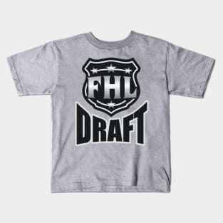 Fantasy Hockey League Draft Logo Kids T-Shirt